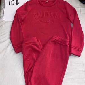 California West Coast Kids Pajamas - Red
